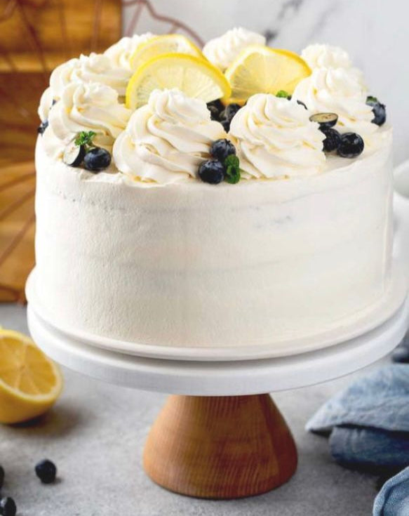 Cake de Limón y Blueberry